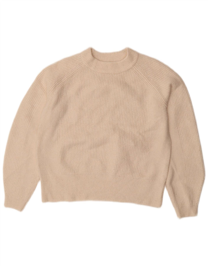 Marks & Spencer Dame sweater med rund hals DK 10 Small Off White