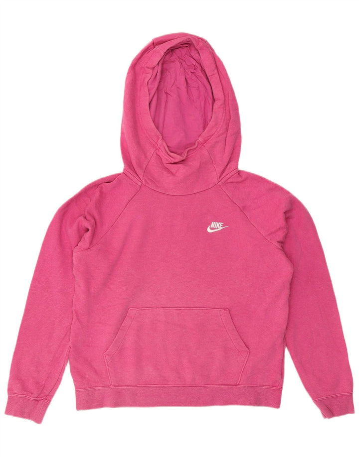 Nike oversized hættetrøje til kvinder DK 10 Small Pink Bomuld
