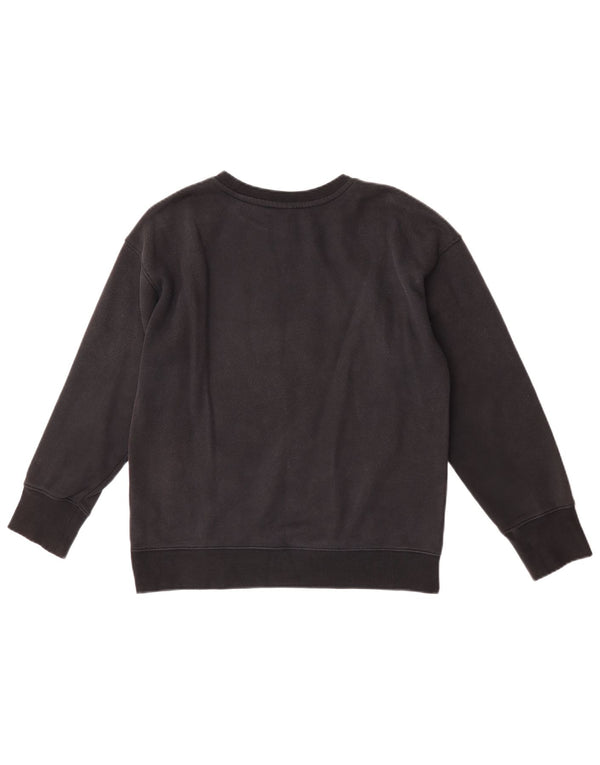Nike Girls Graphic Sweatshirt Jumper 12-13 år Stor sort bomuld