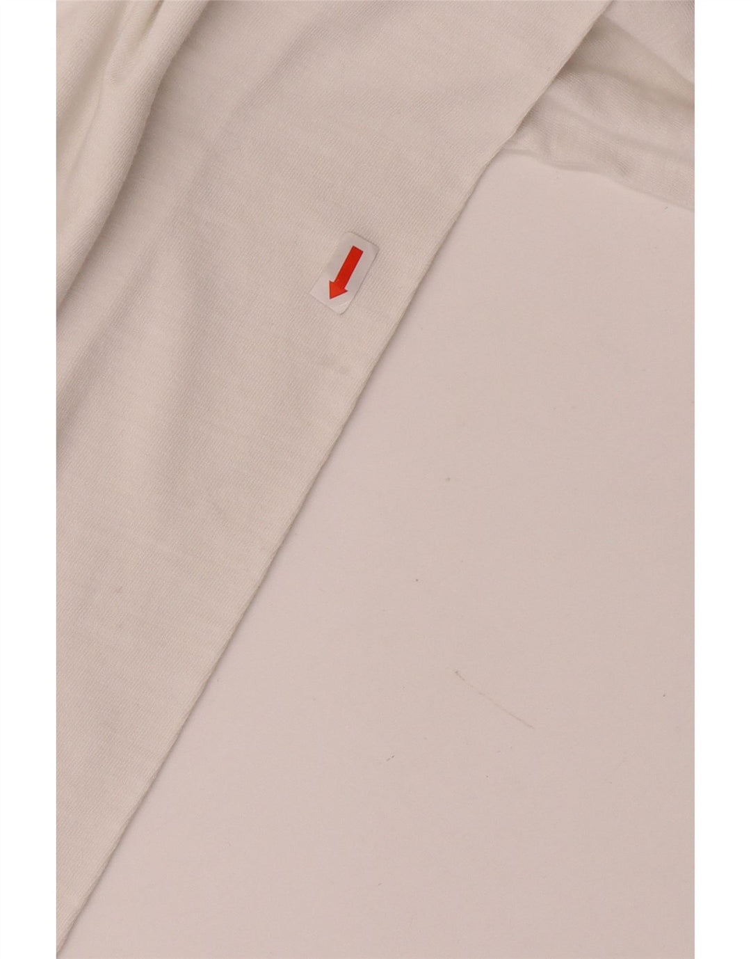 VINTAGE Mens Graphic Top Long Sleeve 2XL White Cotton