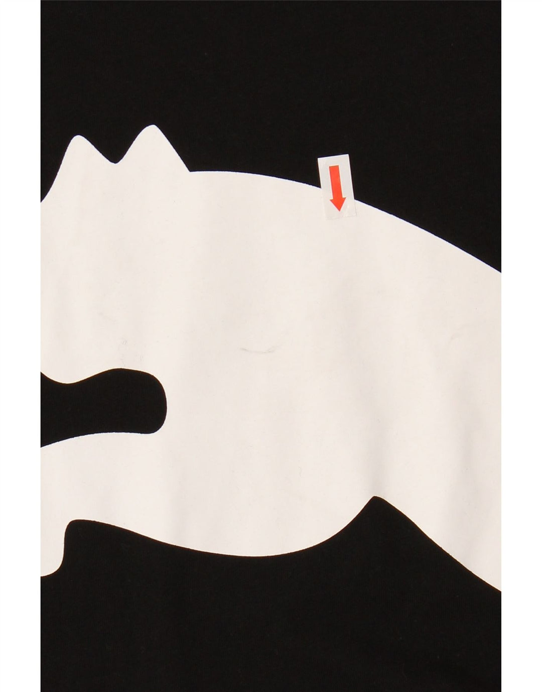 Puma piger grafisk t-shirt top 13-14 år sort