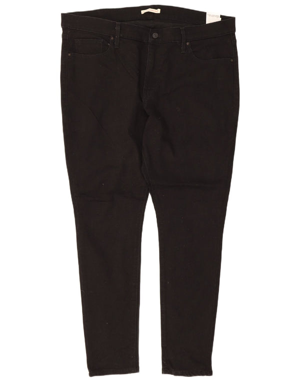 Levi's Womens 310 Shaping Super Skinny Jeans US 20 3XL W40 L29 Sort Bomuld