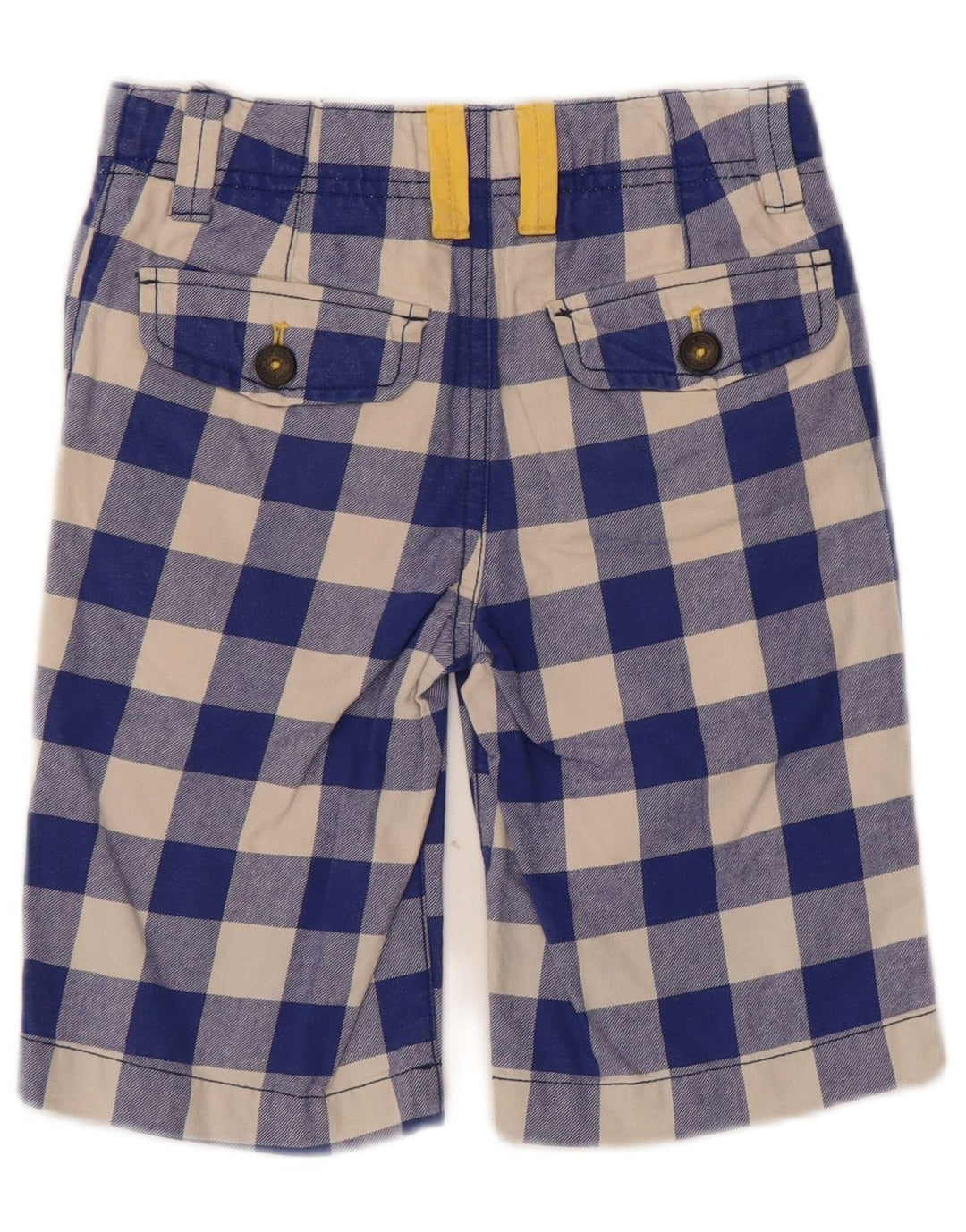 Boden Boys Chino Shorts 6-7 år W22 Blue Gingham