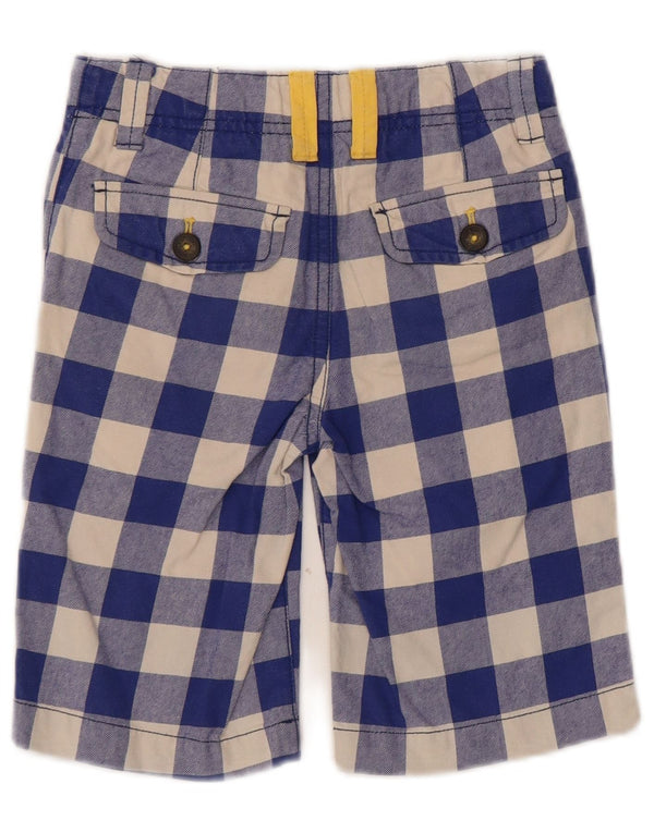 Boden Boys Chino Shorts 6-7 år W22 Blue Gingham