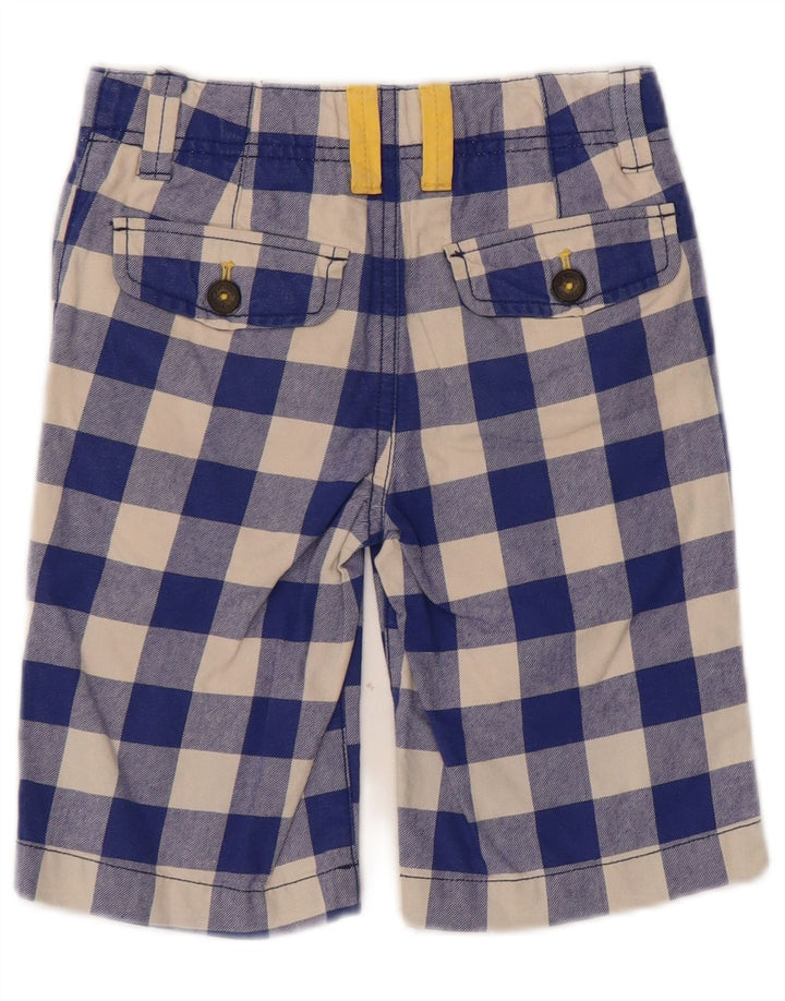Boden Boys Chino Shorts 6-7 år W22 Blue Gingham