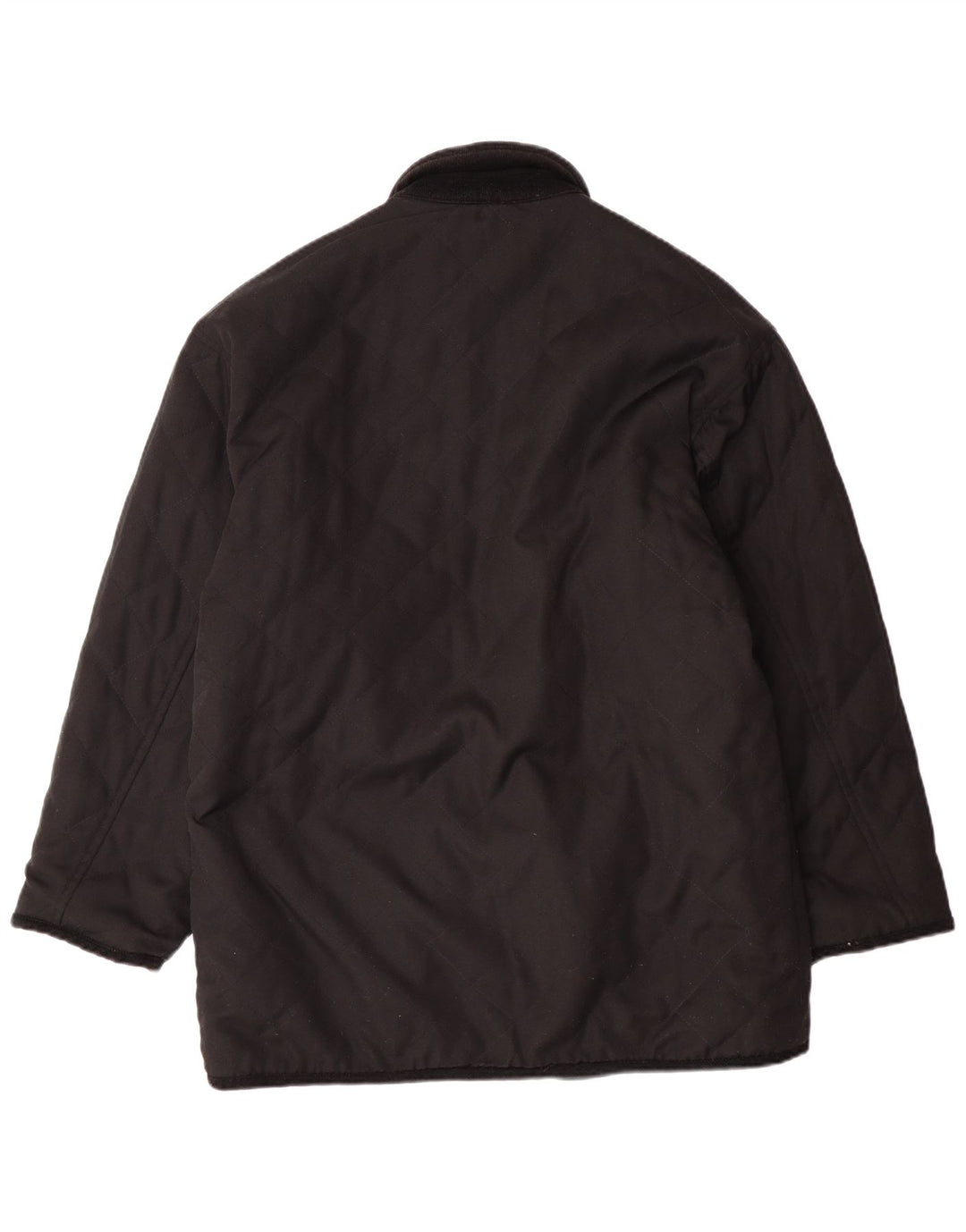 VINTAGE Herre grafisk vendbar fleecejakke UK 38 Medium Grey Fair Isle