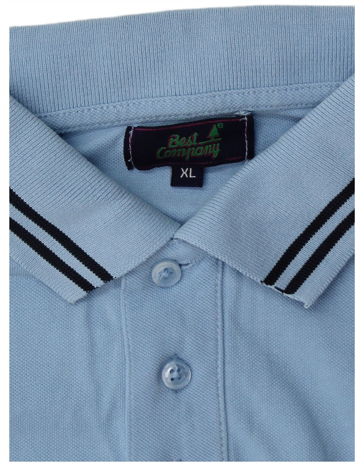 Best Company Herre Polo Shirt XL Blå Bomuld