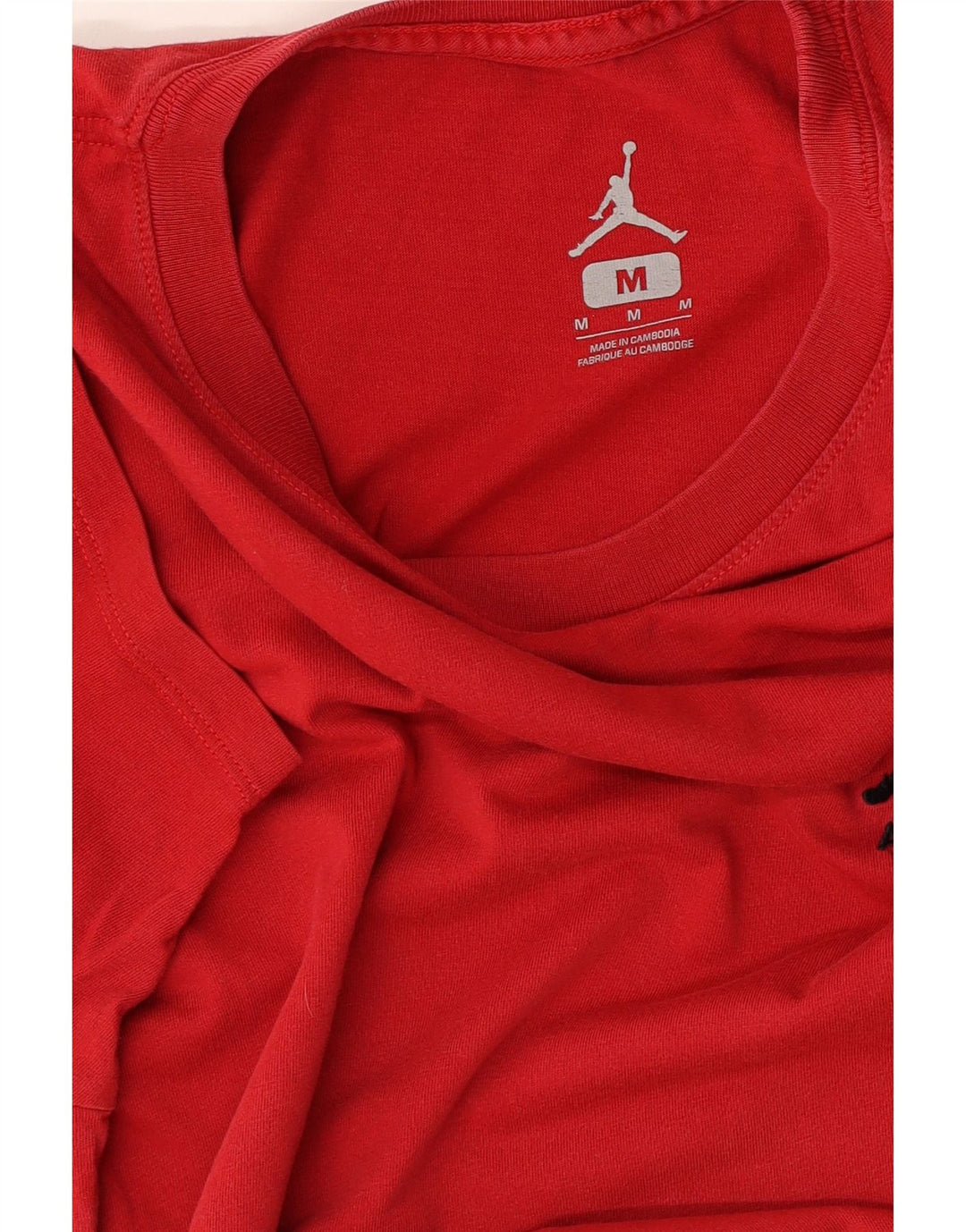 Jordan Herre T-Shirt Top Medium Rød
