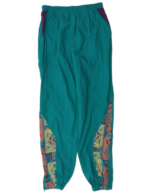 Vintage træningsdragt til kvinder Joggers UK 14 Large Green