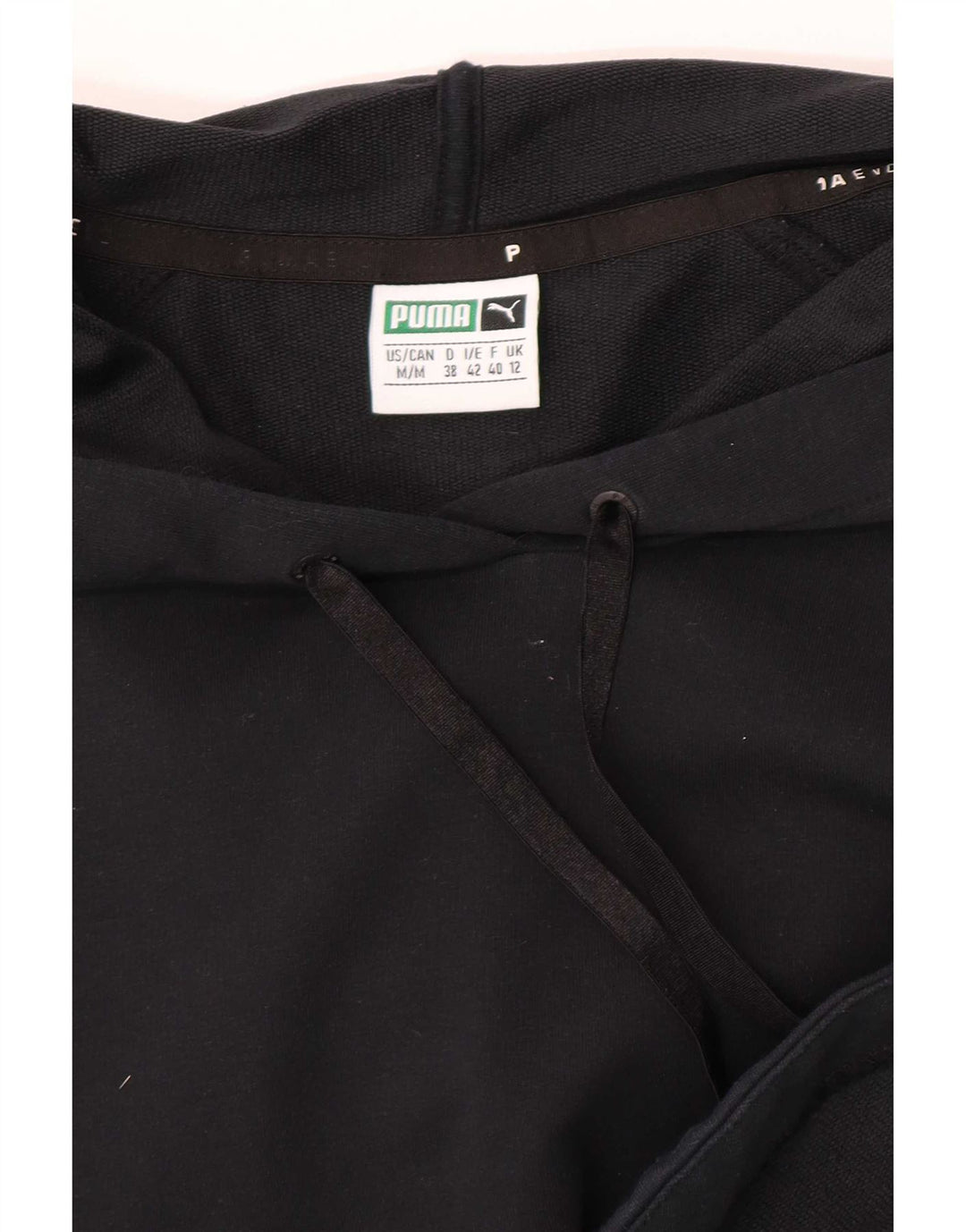 Puma Oversized hættetrøje til kvinder UK 12 Medium Sort