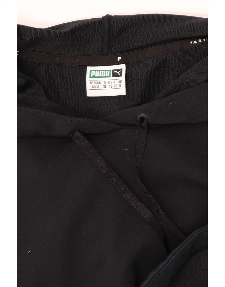 Puma Oversized hættetrøje til kvinder UK 12 Medium Sort