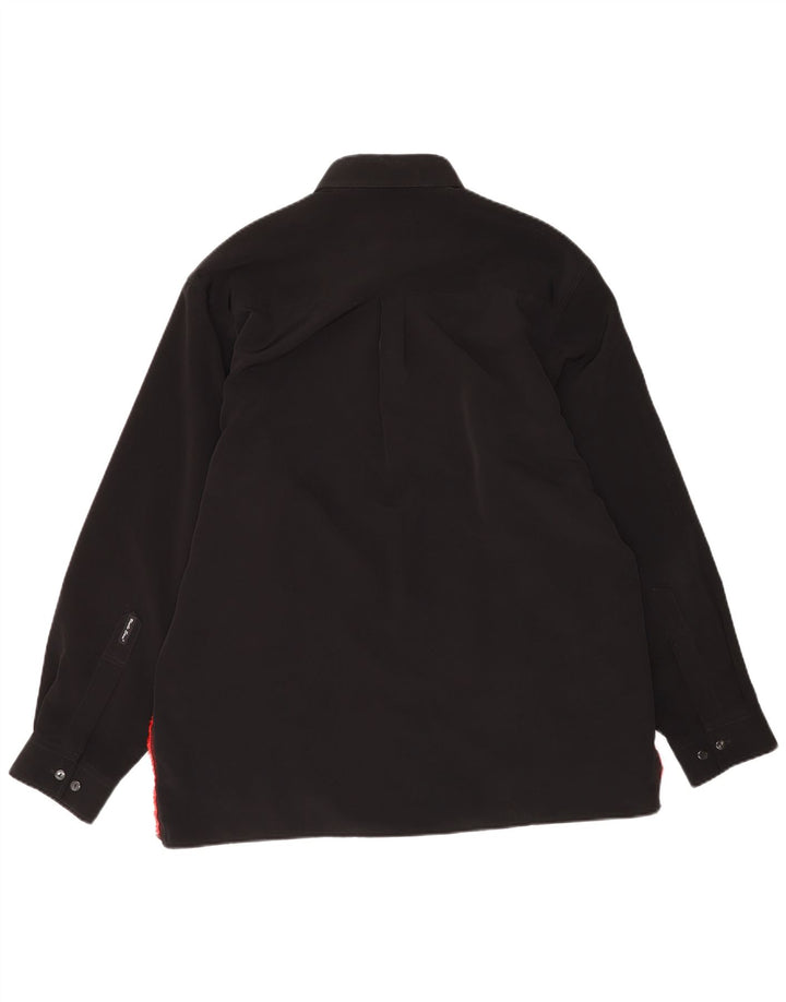 Uncle Sam herreskjorte stor sort stribet polyester