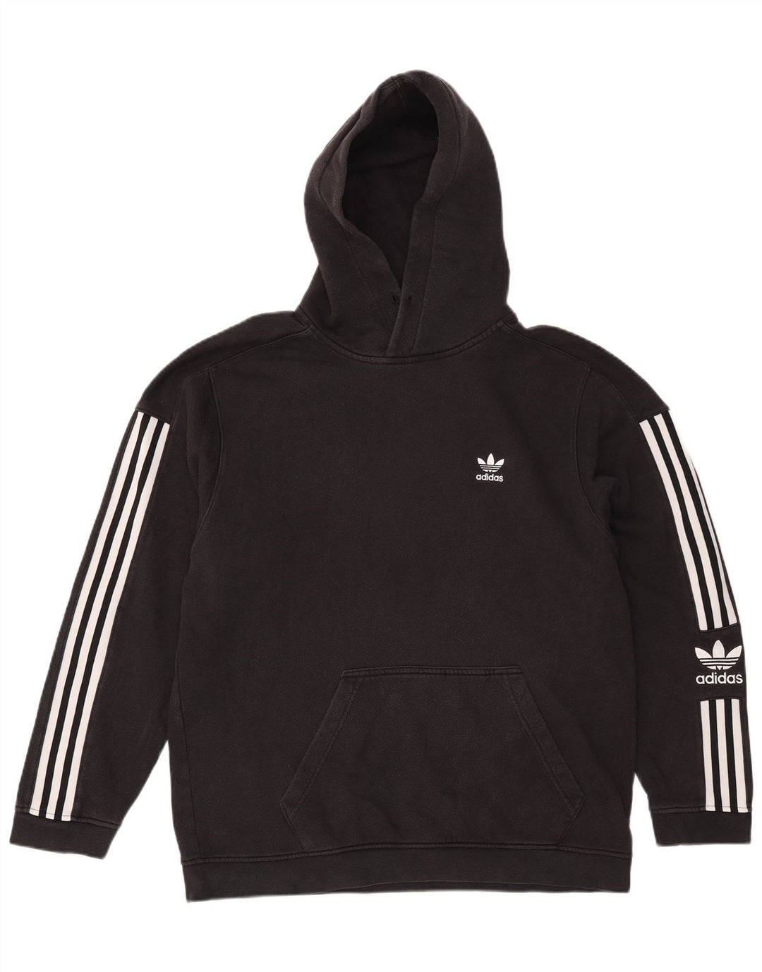 Adidas Herre hættetrøje Jumper Medium Sort Bomuld