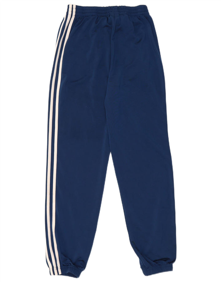 Adidas Drenge Træningsdragt Bukser Joggers 13-14 År Marineblå Polyester
