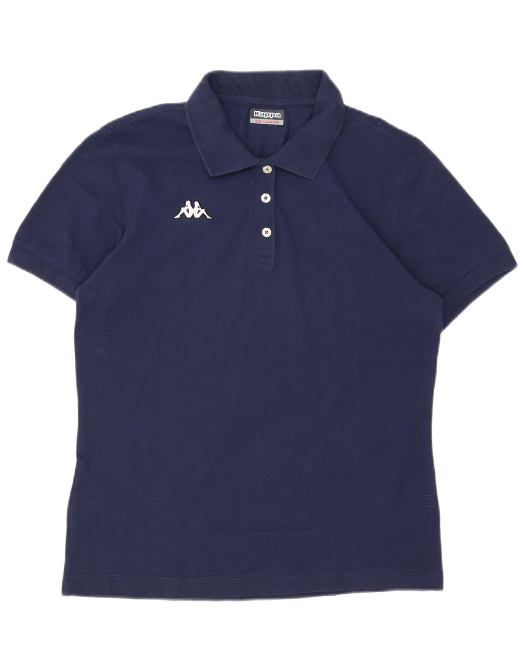 Kappa Dame Polo Shirt UK 20 2XL Navy Blue