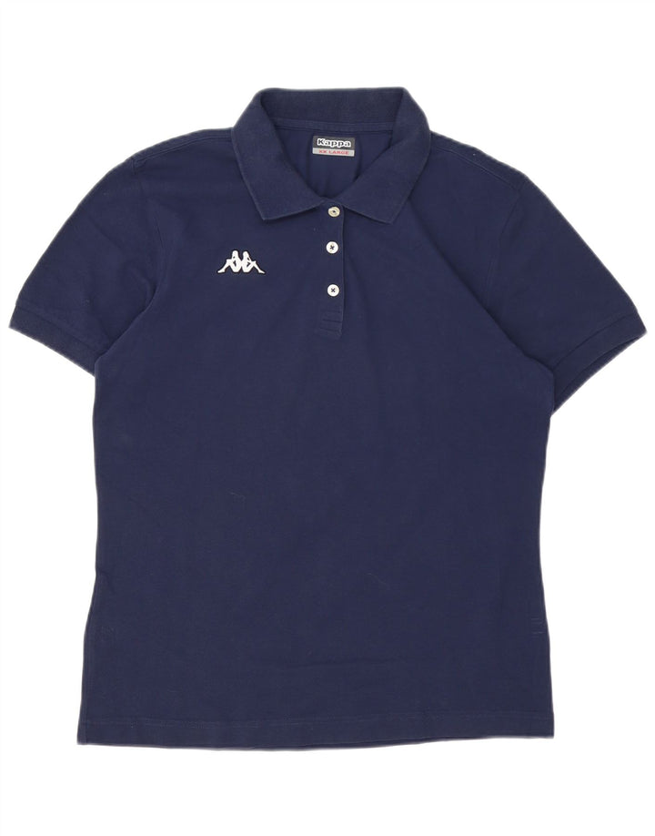 Kappa Dame Polo Shirt UK 20 2XL Navy Blue