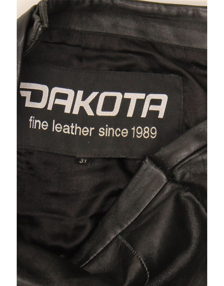 DAKOTA Womens Leather Trousers W31 L32 Black Leather Vintage Dakota and Second-Hand Dakota from Messina Hembry 