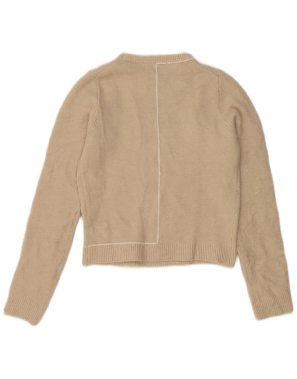 Zara Dame sweater med rund hals DK 10 Small Beige