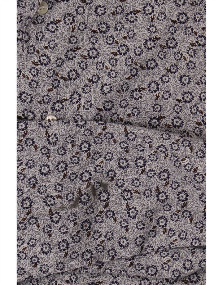 Vintage herreskjorte Medium Blue Floral