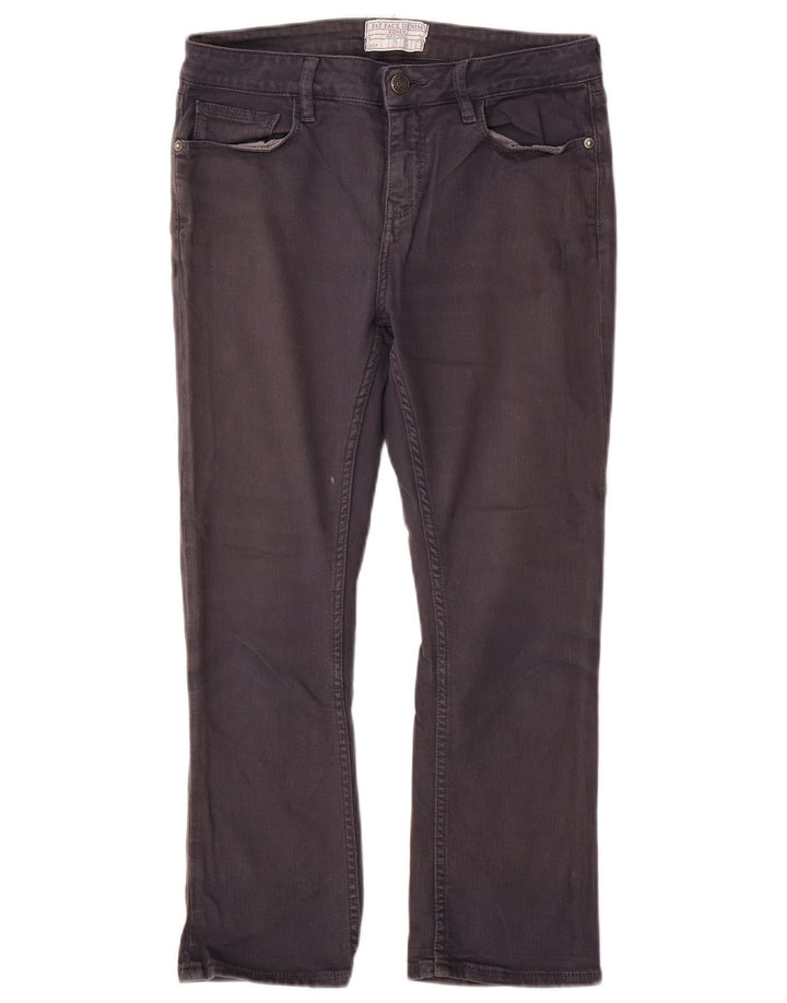 Fat Face Womens Cropped Jeans UK 10 Small W28 L23 Grå Bomuld