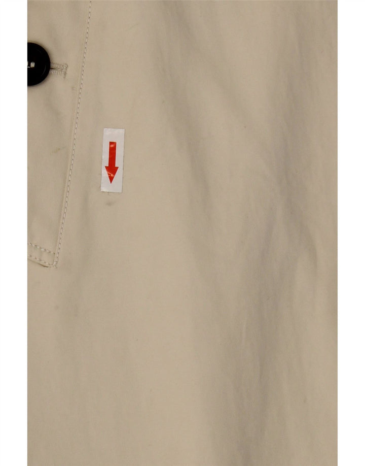 Zara Dame Trench Coat UK 14 Medium Beige Bomuld