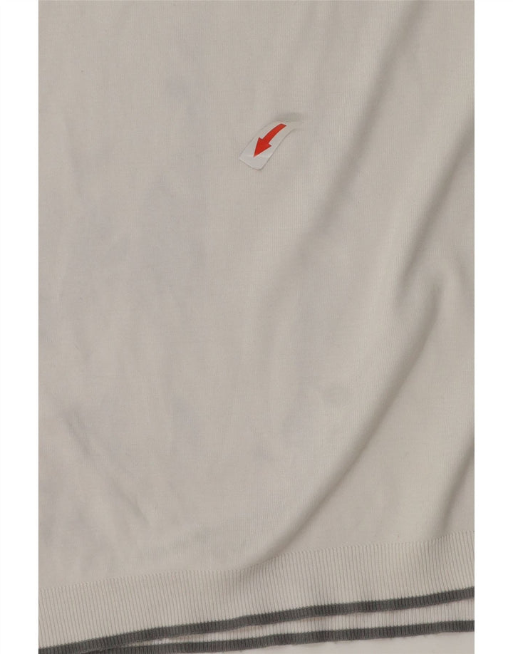 Ted Baker herre poloshirt str. 5 XL Hvid bomuld