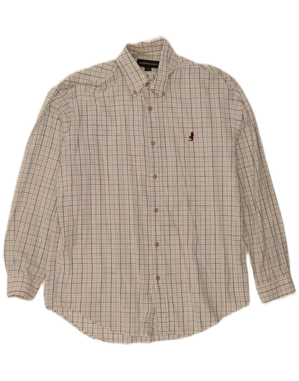 Marlboro Classics Herreskjorte Medium White Ternet Bomuld
