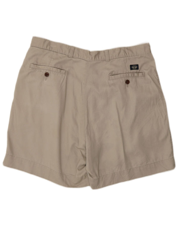 Dockers Herre Pegged Chino Shorts W36 Large Beige Bomuld