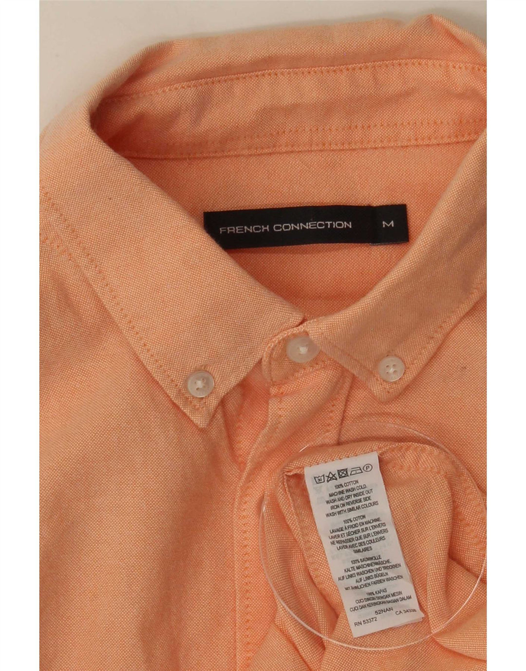 French Connection Herreskjorte Medium Orange Bomuld