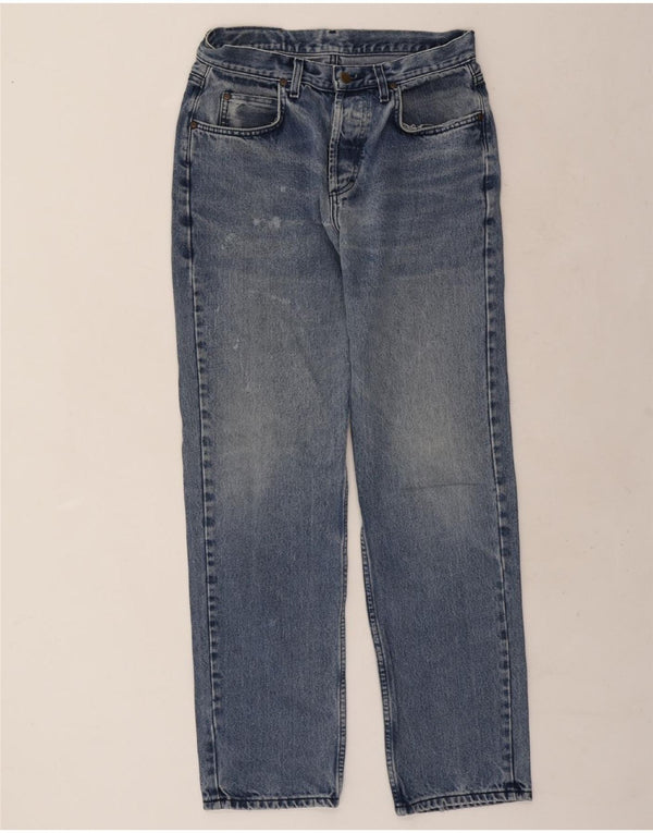 LEE Mens Chicago Straight Jeans W33 L32 Blue Cotton