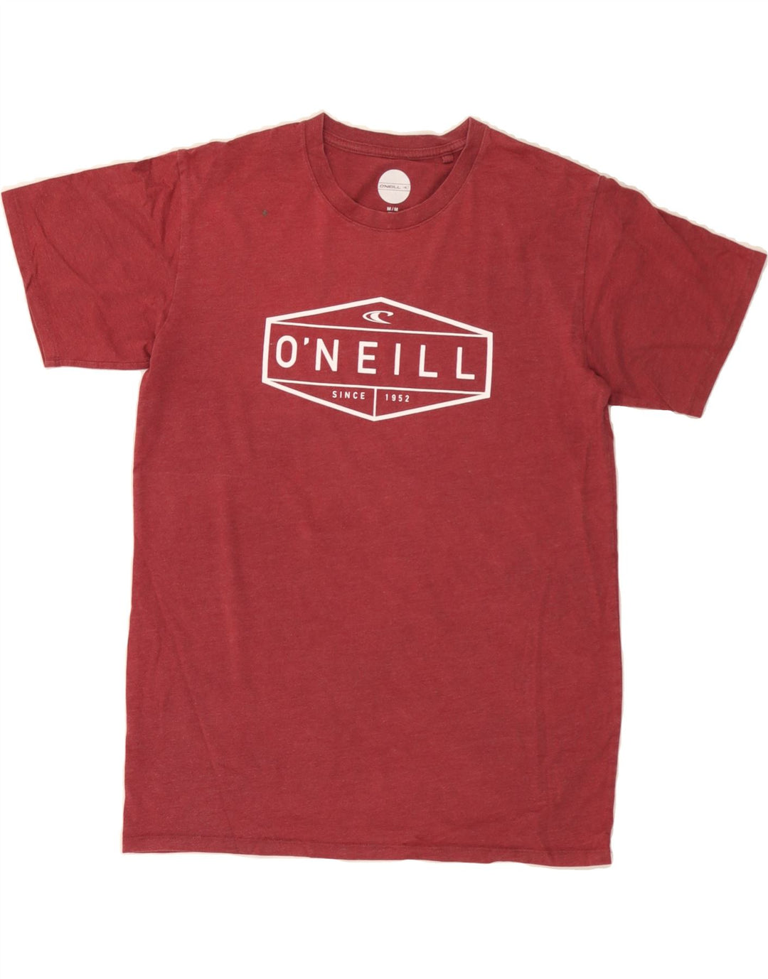 O'NEILL Mens Graphic T-Shirt Top Medium Red Cotton Vintage O'Neill and Second-Hand O'Neill from Messina Hembry 