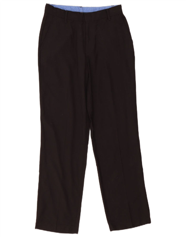 Izod drenge lige chinobukser 15-16 år W30 L30 sort polyester