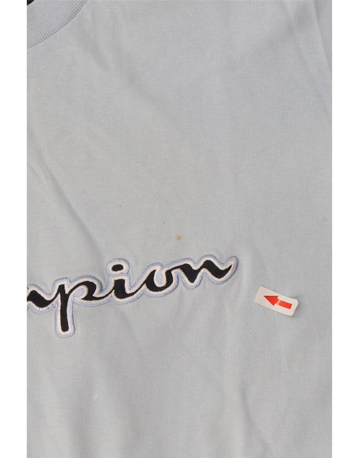 Champion Herre Grafisk T-Shirt Top Stor Blå