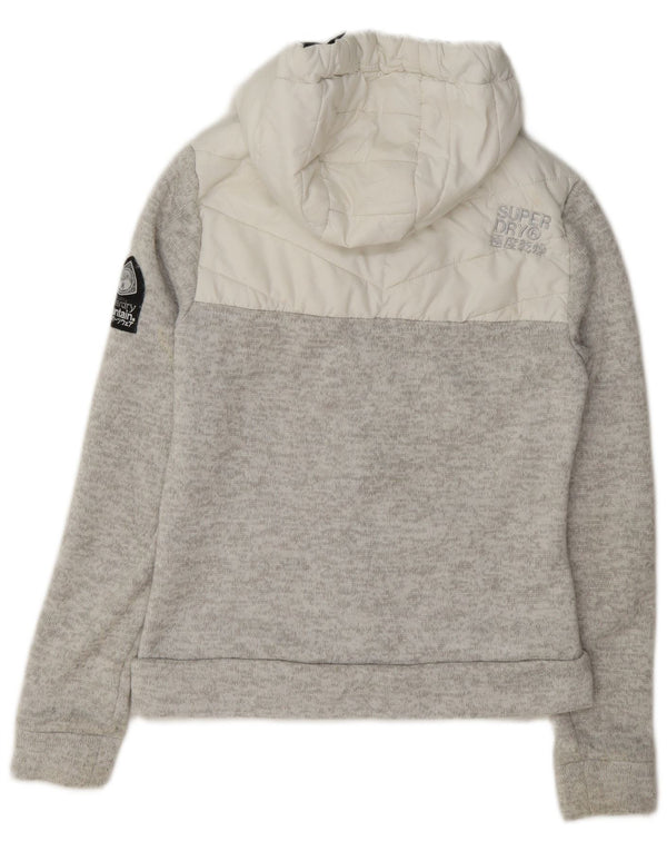 Superdry træningsdragt med hætte til kvinder UK 6 XS Grå Colourblock