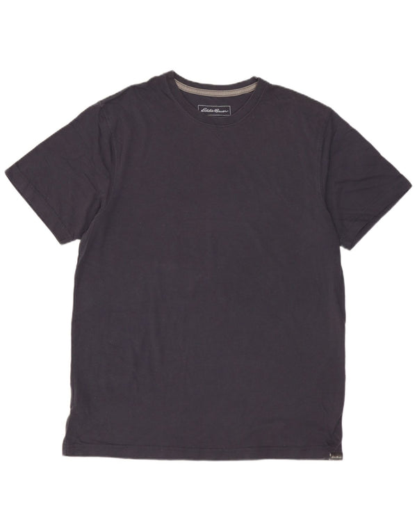 EDDIE BAUER Herre T-Shirt Top Medium Grå Bomuld