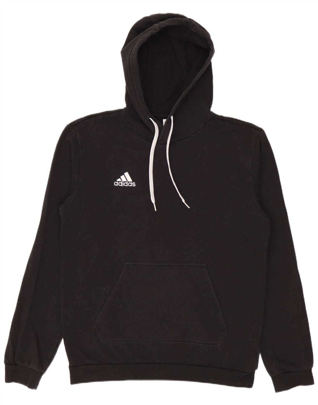ADIDAS Hættetrøje til mænd, lille sort bomuld