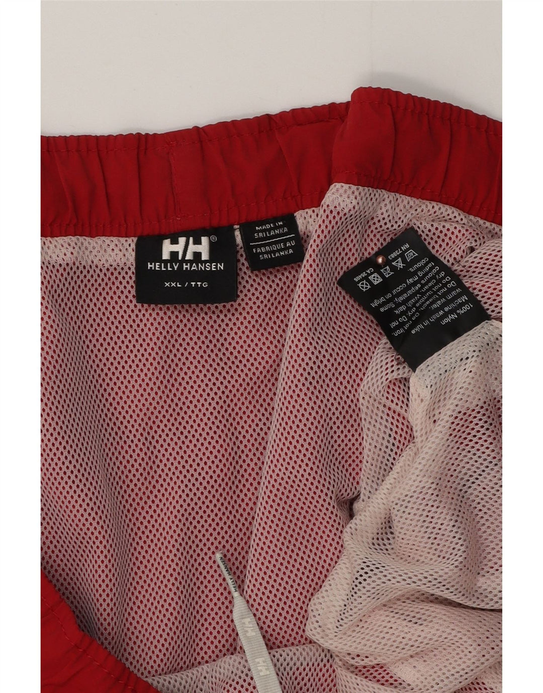 HELLY HANSEN Badeshorts til mænd 2XL Rød Nylon