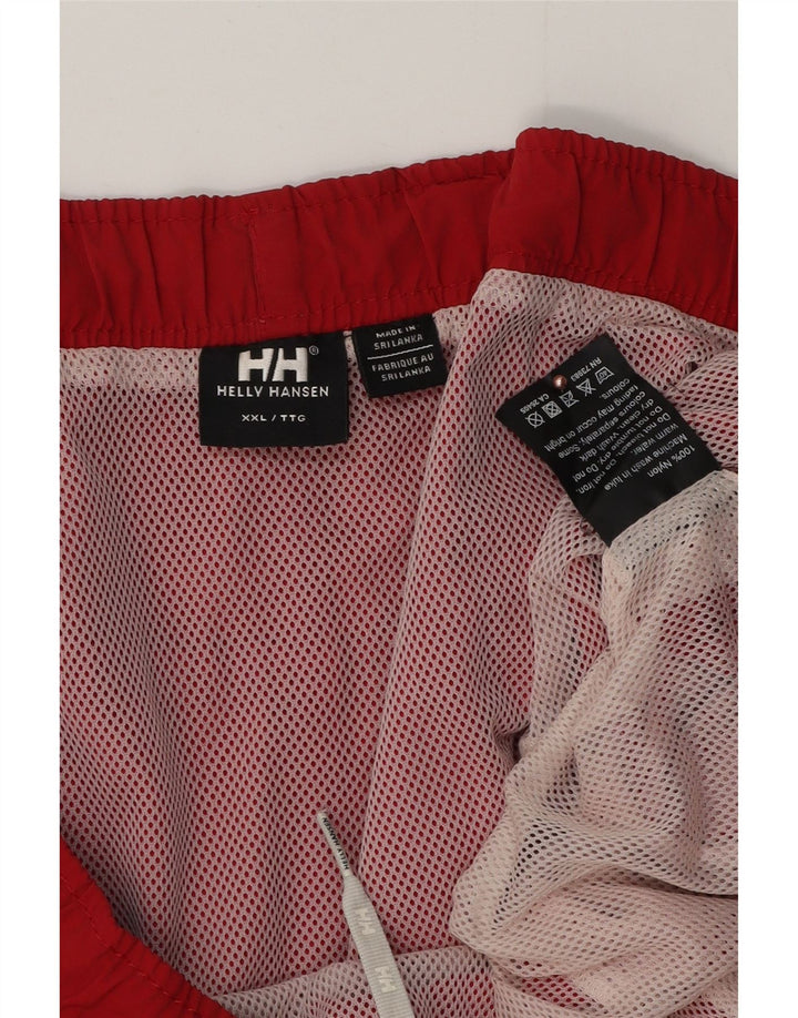 HELLY HANSEN Badeshorts til mænd 2XL Rød Nylon