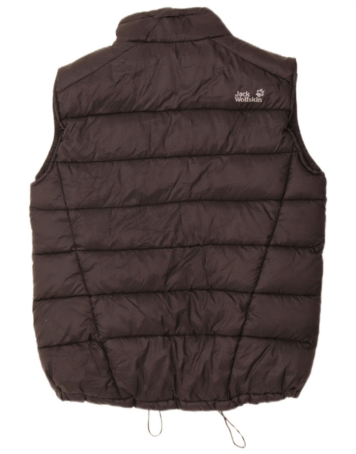 Jack Wolfskin Herre Polstret Gilet UK 40/42 Large Black Polyester