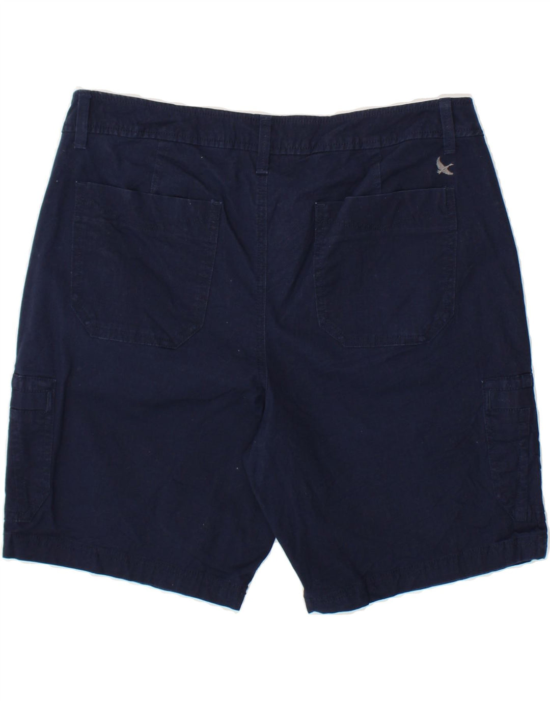 EDDIE BAUER Womens Cargo Shorts US 12 Large W34 Navy Blue Cotton Vintage Eddie Bauer and Second-Hand Eddie Bauer from Messina Hembry 