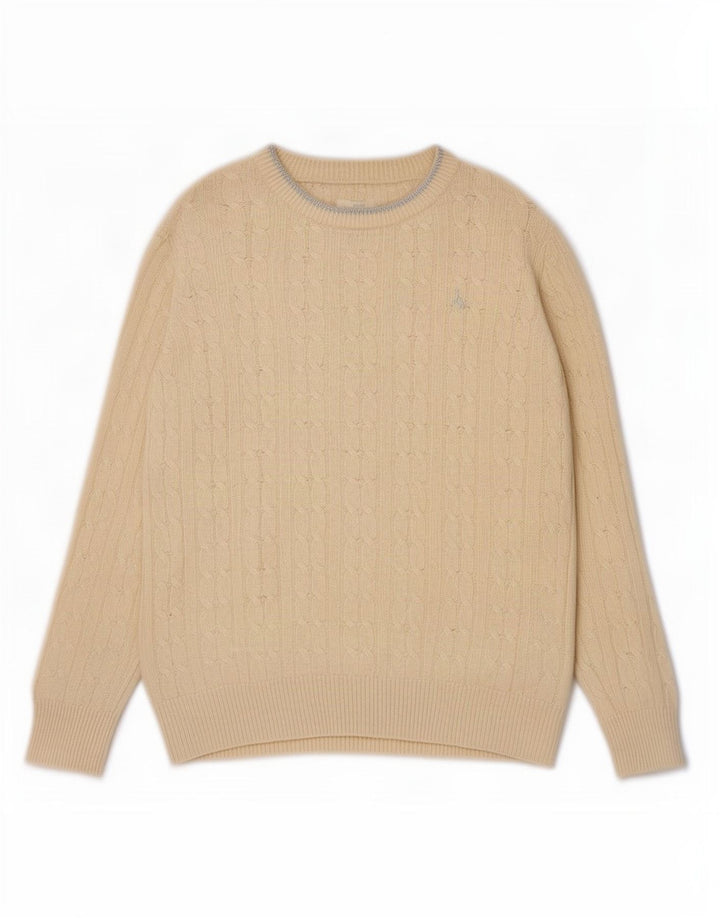 Jack Wills Dame Boat Neck Jumper Sweater UK 12 Medium Off White