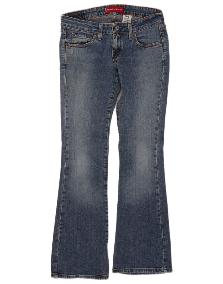 Levi's Dame 524 Super Low Bootcut Jeans Medium W30 L30 Blå Bomuld