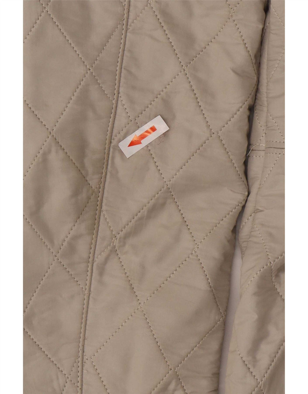 Barbour Quiltet jakke til kvinder UK 8 Small Off White Polyamid