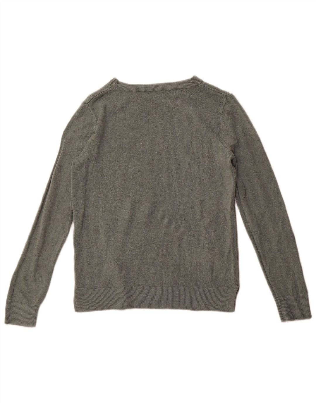 Marks & Spencer Dame Boat Neck Jumper Sweater UK 10 Small Khaki