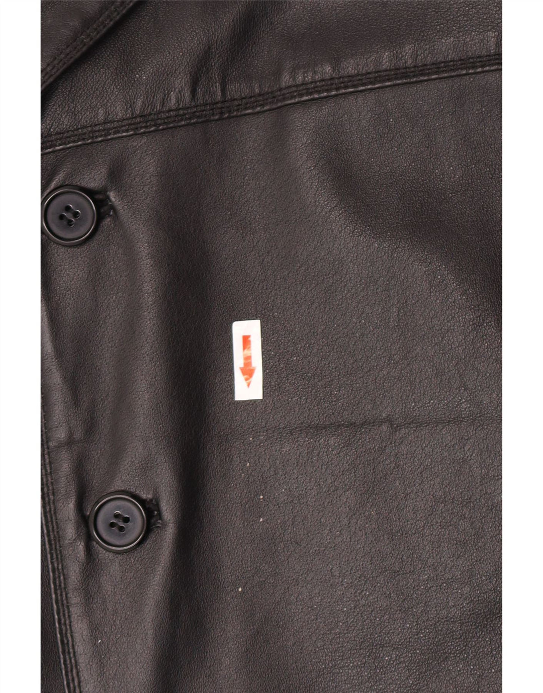 Vintage herre læderjakke IT 52 XL sort læder