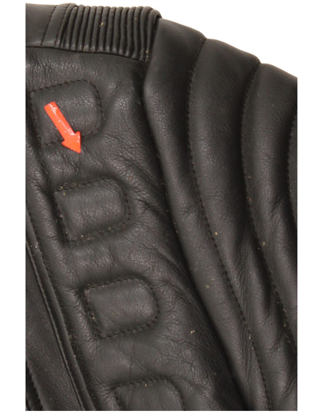 Vintage Herre Motorcykel Læder Biker Jacket UK 36 Lille Sort Læder