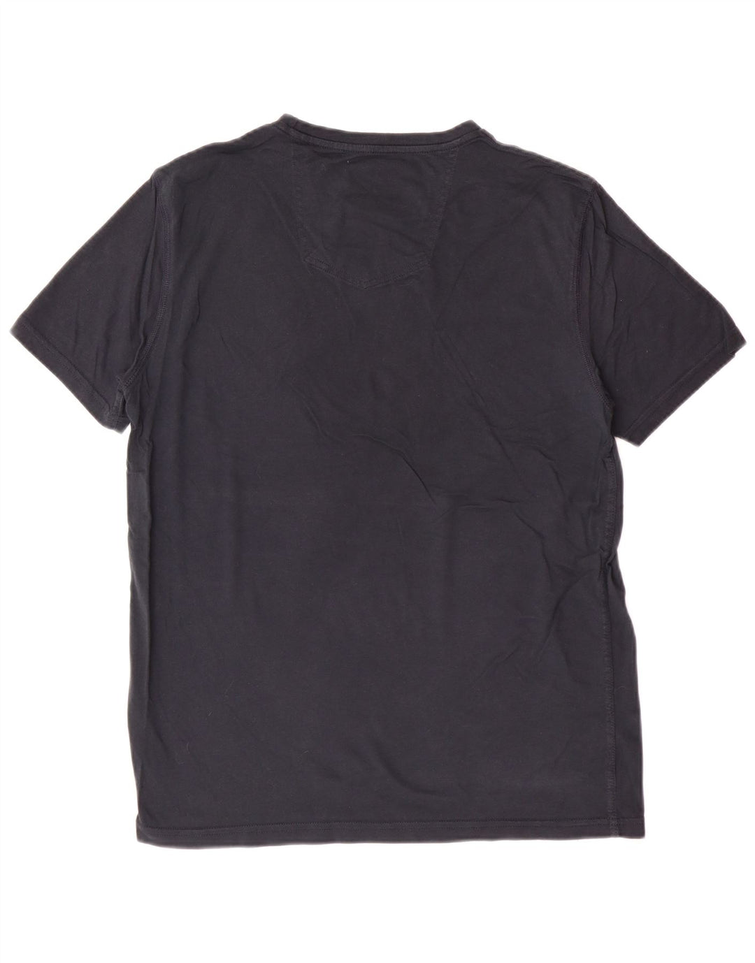 FAT FACE Herre T-Shirt Top Medium Marineblå Bomuld