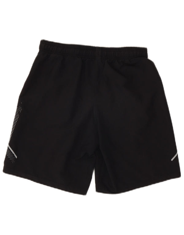 UNDER ARMOUR Grafiske sportsshorts til drenge 11-12 år Stor sort polyester