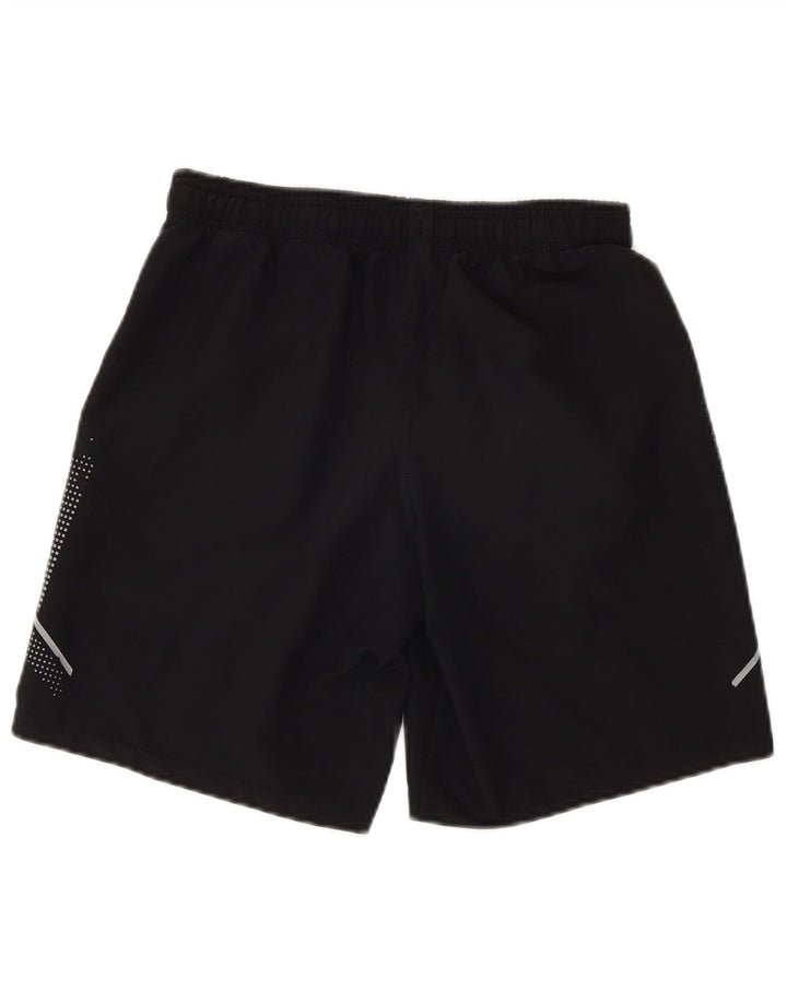 UNDER ARMOUR Grafiske sportsshorts til drenge 11-12 år Stor sort polyester