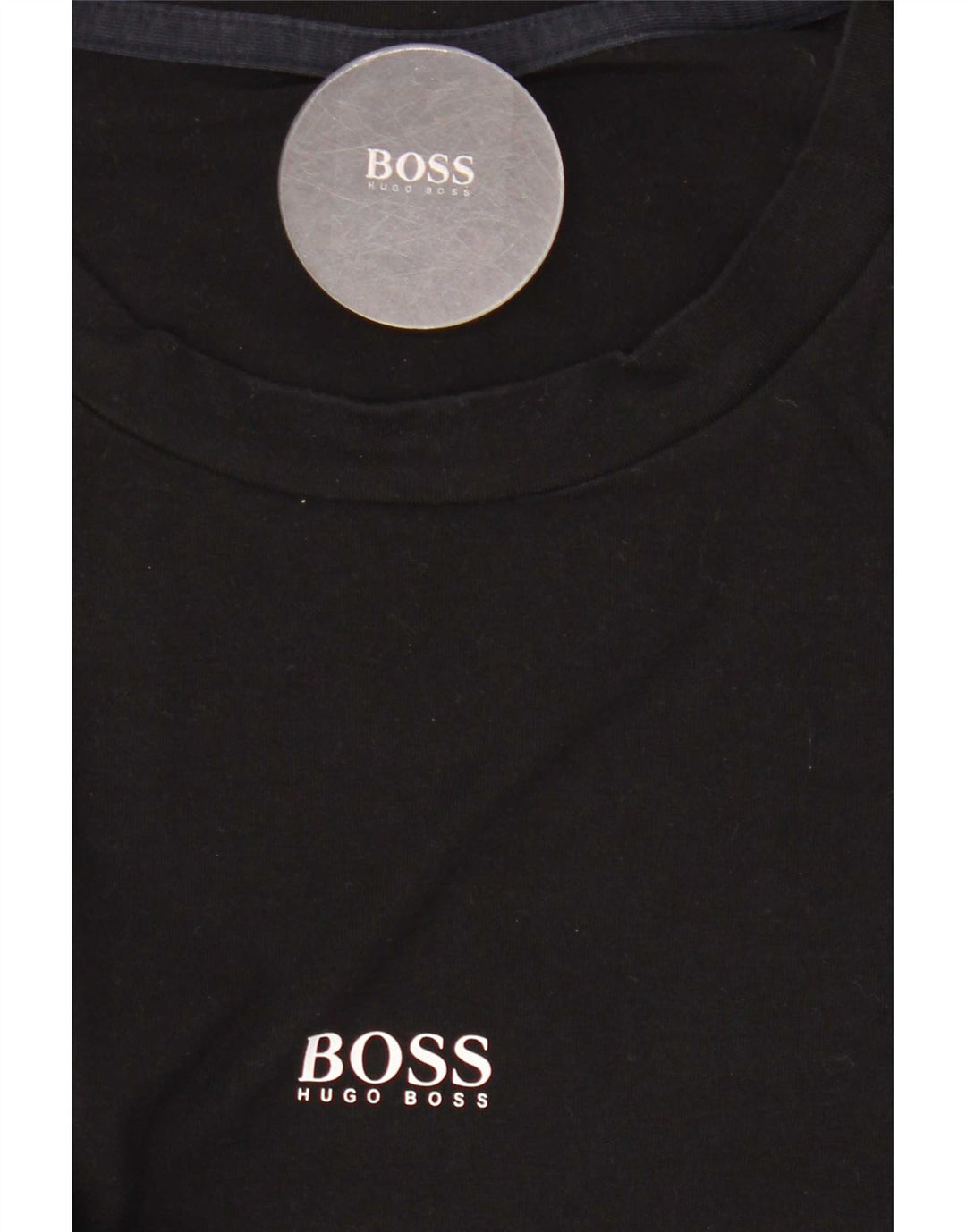 Hugo Boss Herre Top Langærmet Medium Sort Bomuld